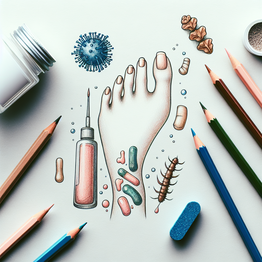 Pastelková ilustrace znázorňující téma: Zdraví