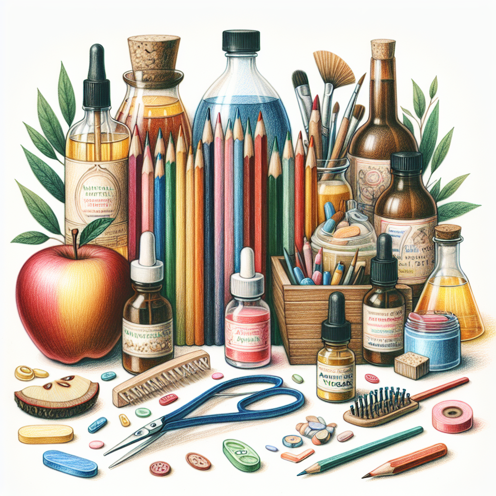 Pastelková ilustrace znázorňující téma: Zdraví