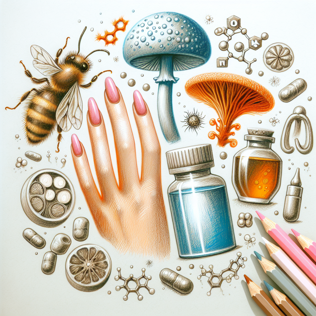 Pastelková ilustrace znázorňující téma: Přírodní léčba