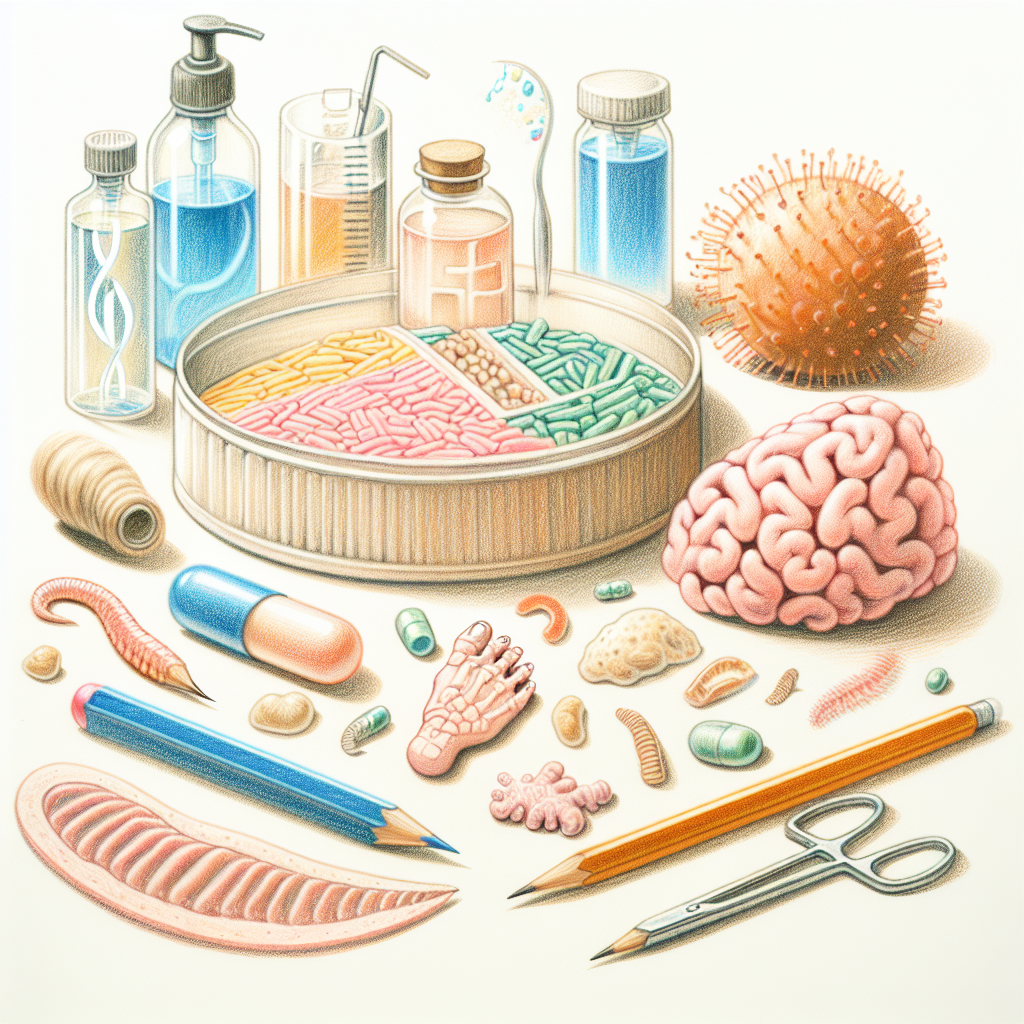 Pastelková ilustrace znázorňující téma: Zdraví