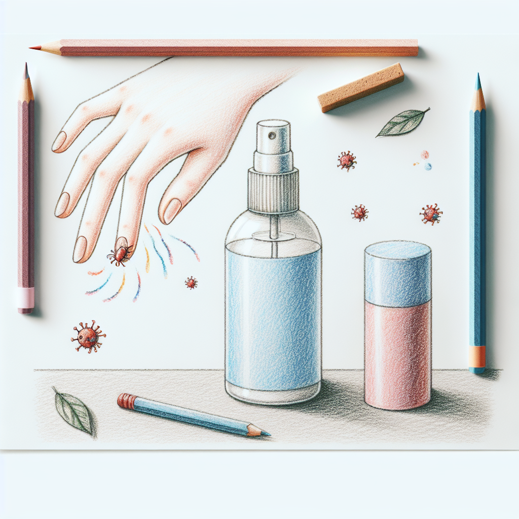 Pastelková ilustrace znázorňující téma: Zdraví nehtů