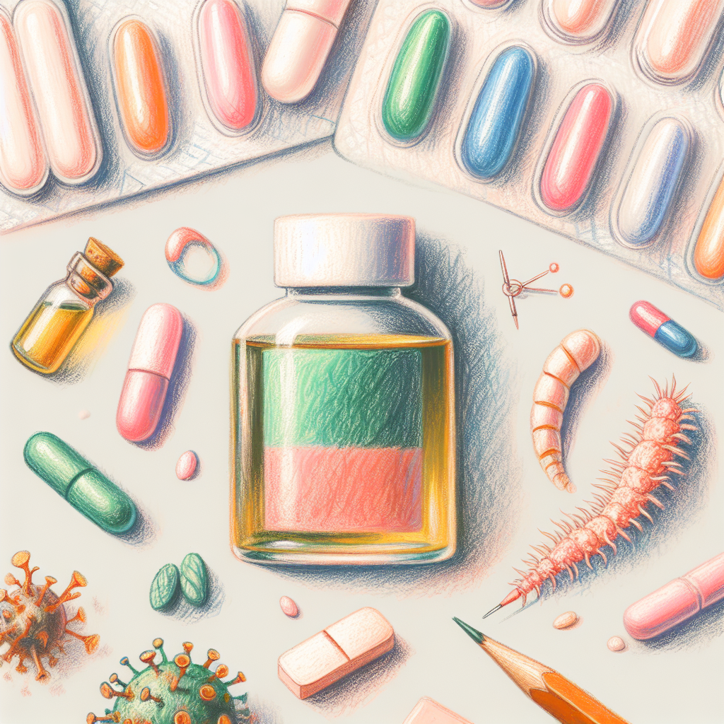 Pastelková ilustrace znázorňující téma: Zdraví