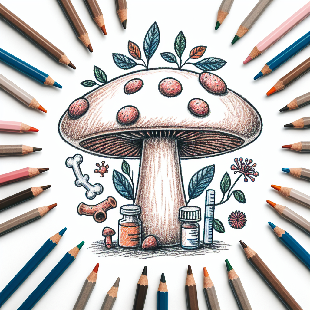 Pastelková ilustrace znázorňující téma: Zdraví