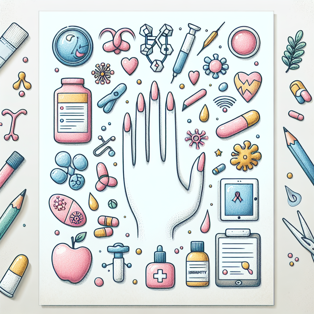 Pastelková ilustrace znázorňující téma: Zdraví