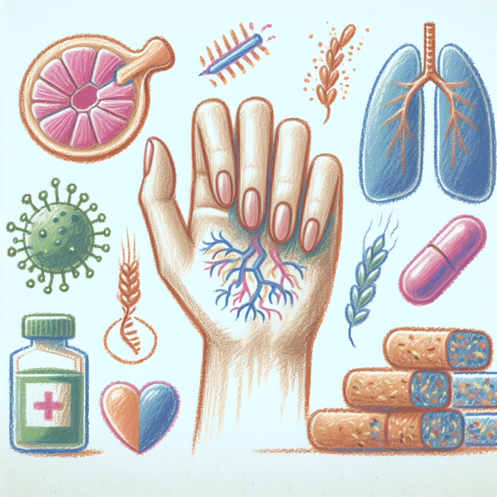 Pastelková ilustrace znázorňující téma: Zdraví a péče