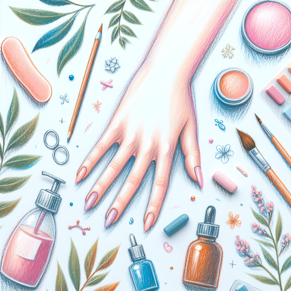 Pastelková ilustrace znázorňující téma: Zdraví