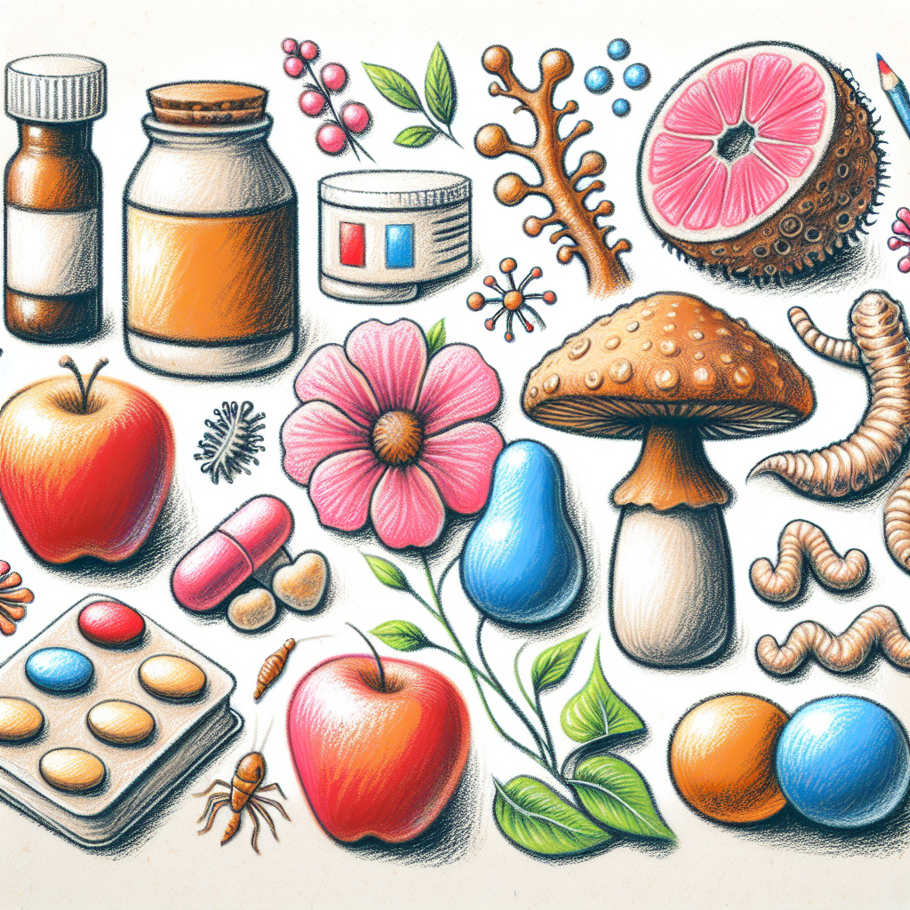 Pastelková ilustrace znázorňující téma: Zdraví