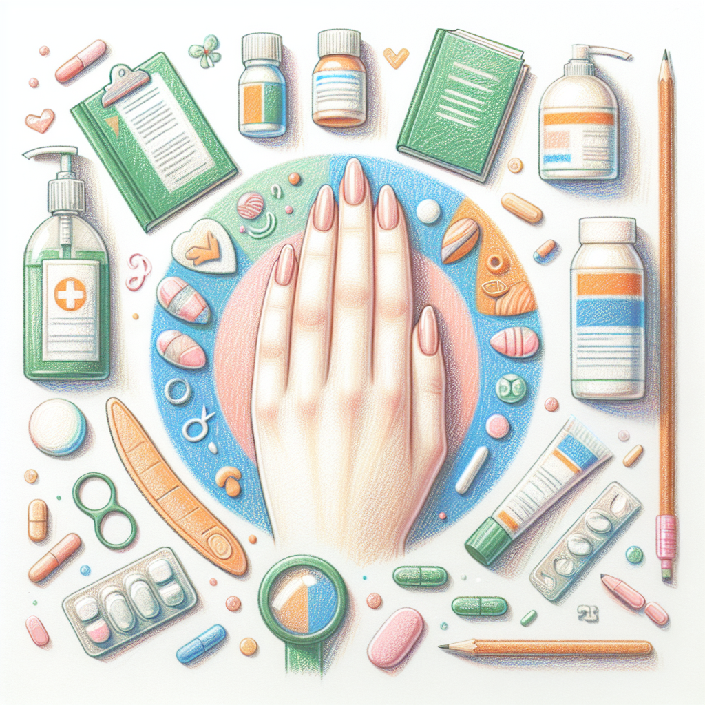 Pastelková ilustrace znázorňující téma: Zdraví