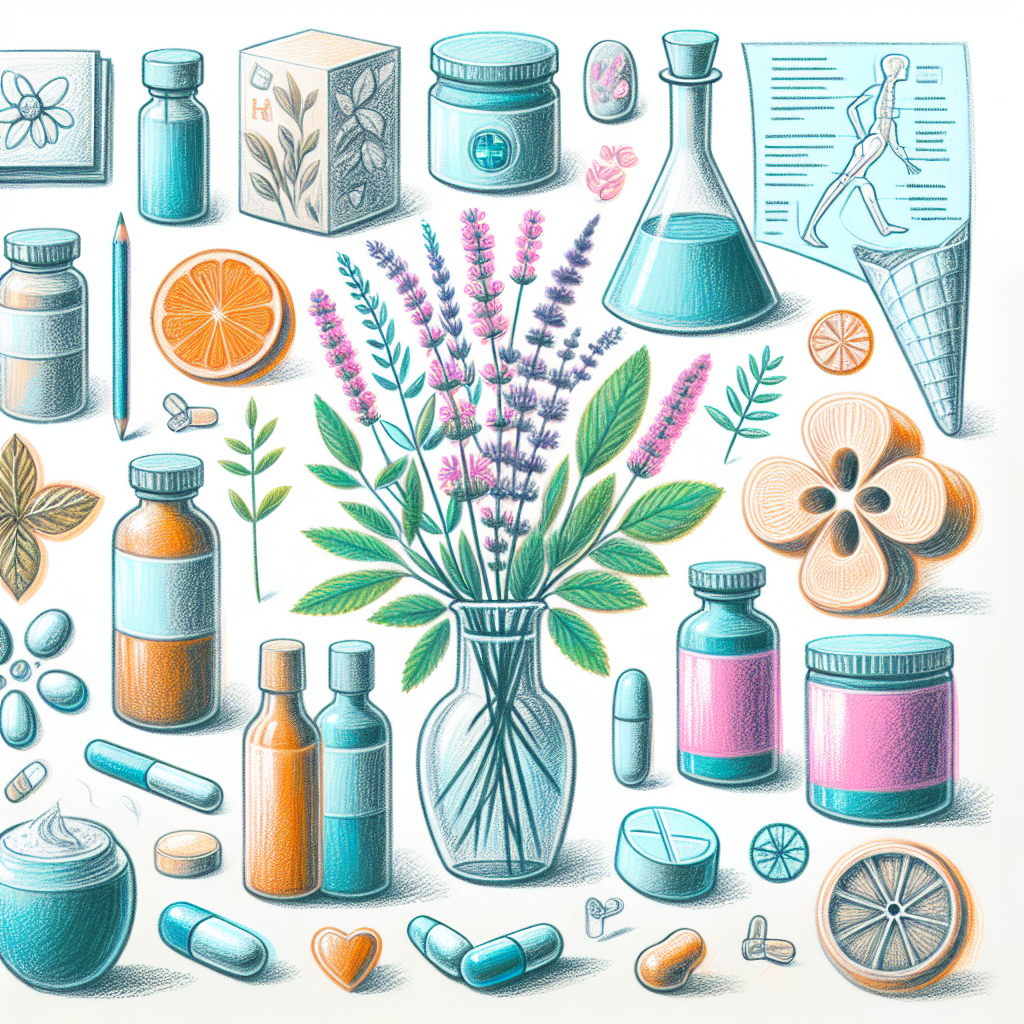 Pastelková ilustrace znázorňující téma: Zdraví