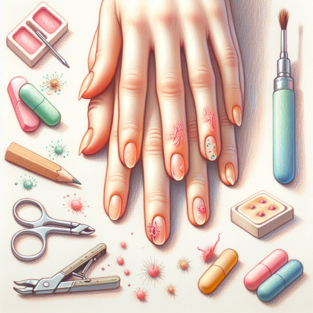 Pastelková ilustrace znázorňující téma: Zdraví