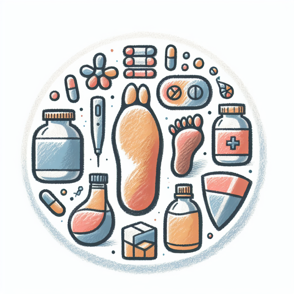 Pastelková ilustrace znázorňující téma: Zdraví