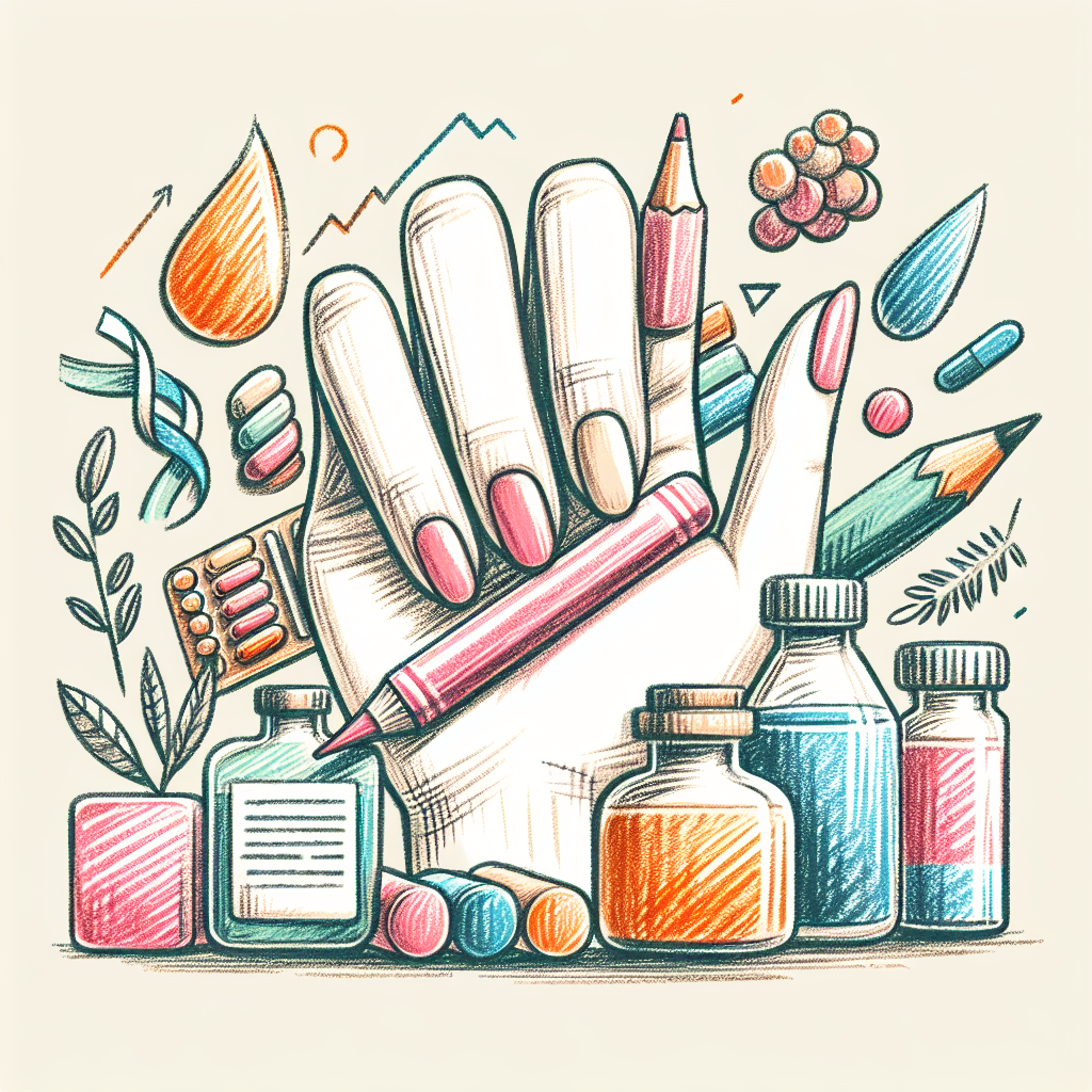 Pastelková ilustrace znázorňující téma: Zdraví