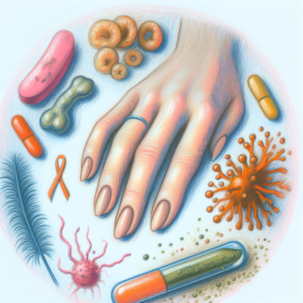 Pastelková ilustrace znázorňující téma: Zdraví