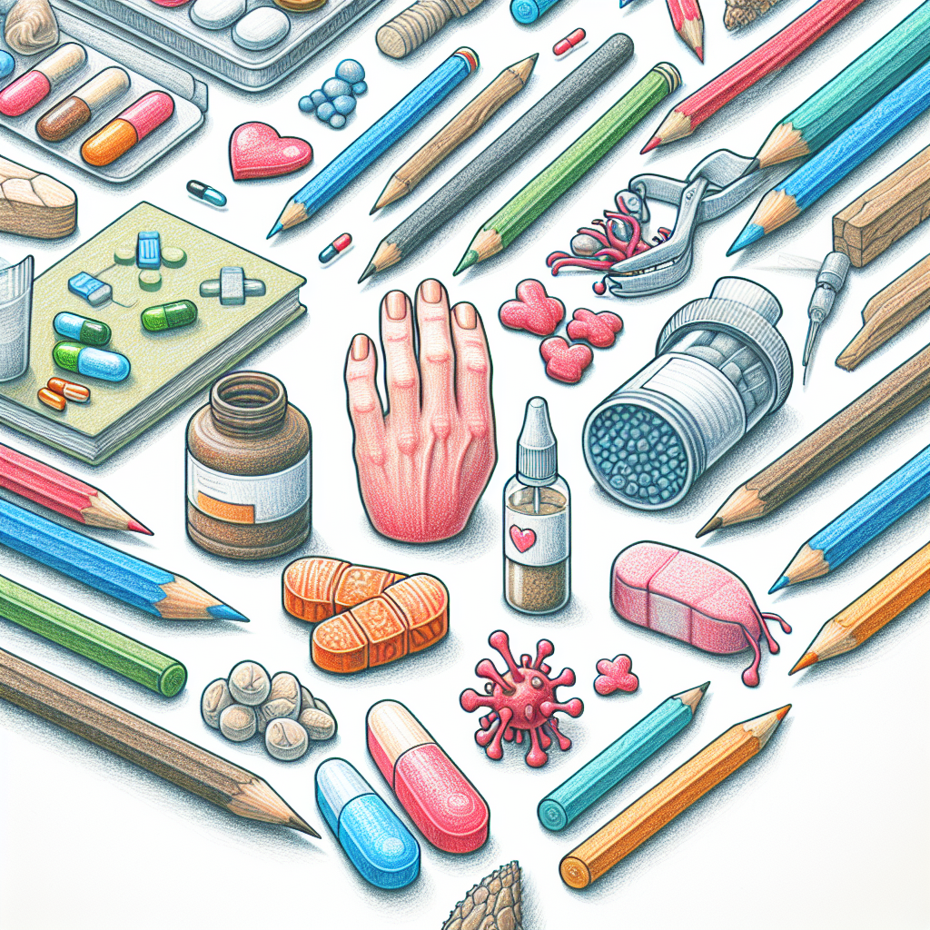 Pastelková ilustrace znázorňující téma: Zdraví