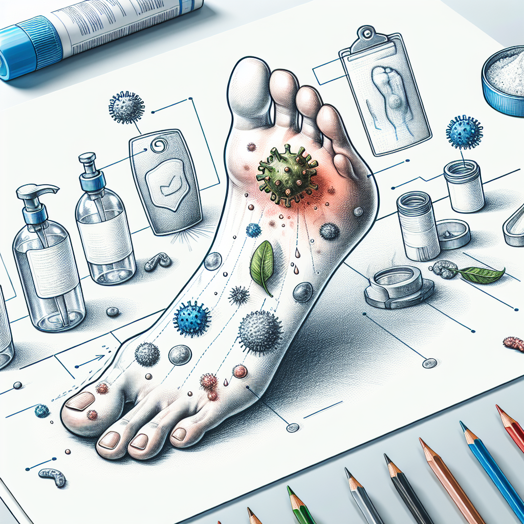 Pastelková ilustrace znázorňující téma: Plísňová onemocnění