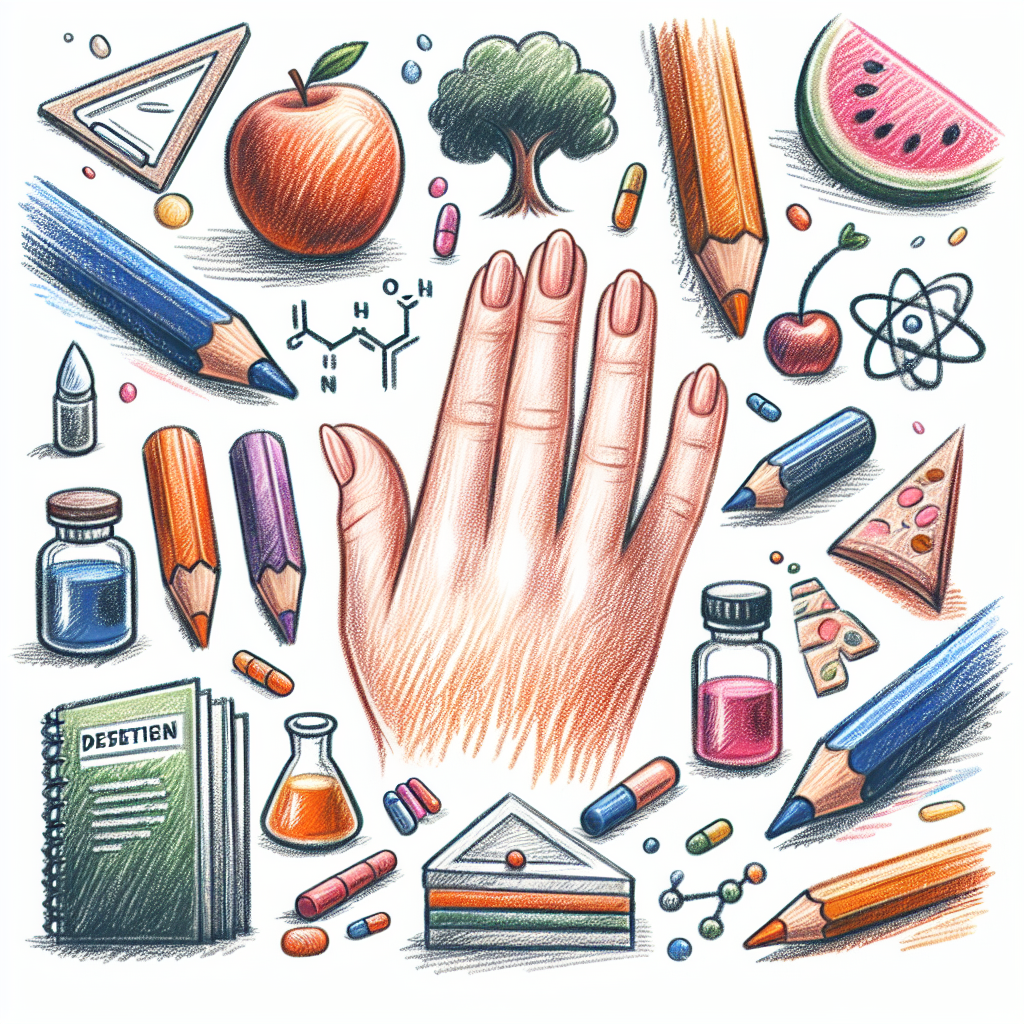 Pastelková ilustrace znázorňující téma: Zdraví