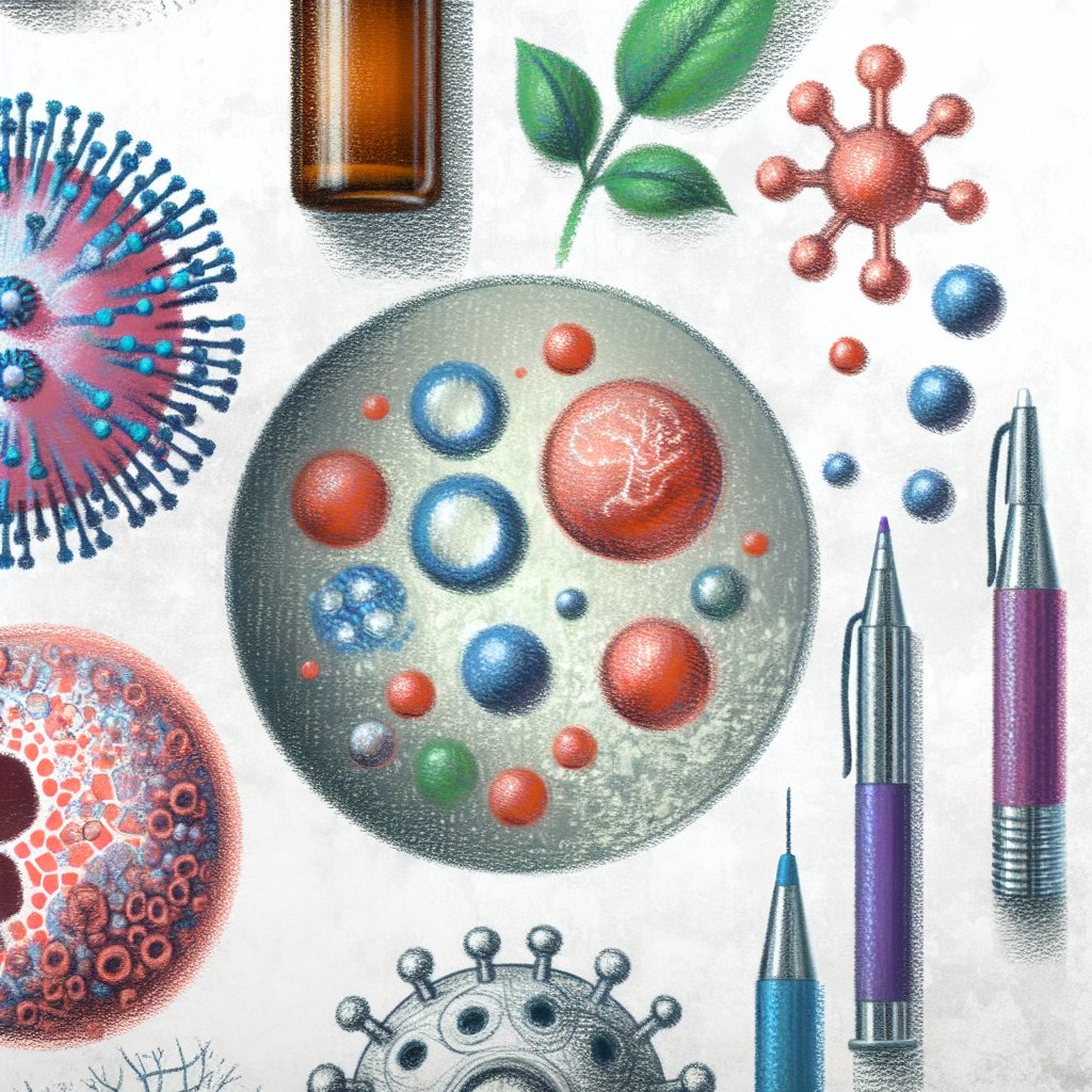 Pastelková ilustrace znázorňující téma: Léčba pleti