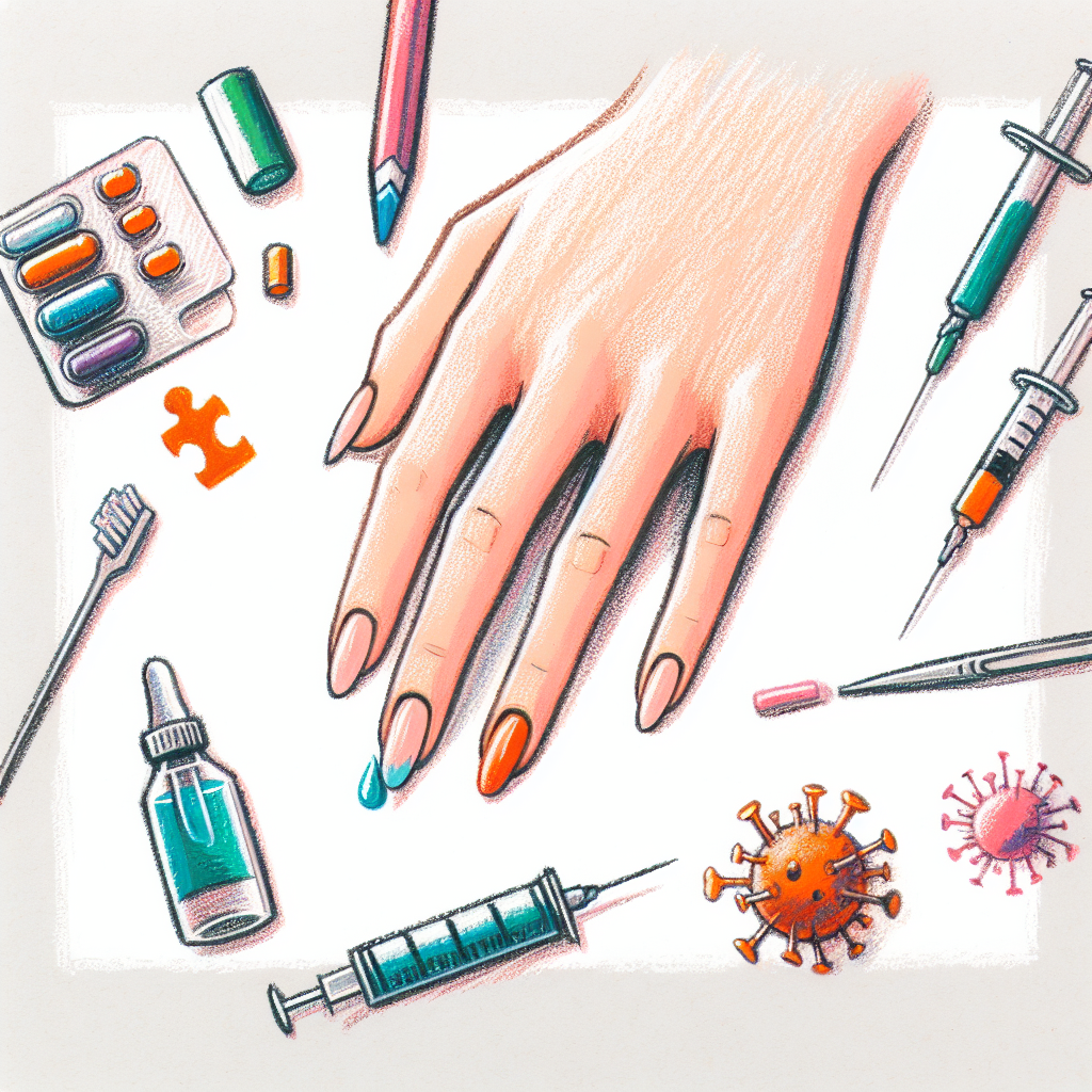 Pastelková ilustrace znázorňující téma: Zdraví