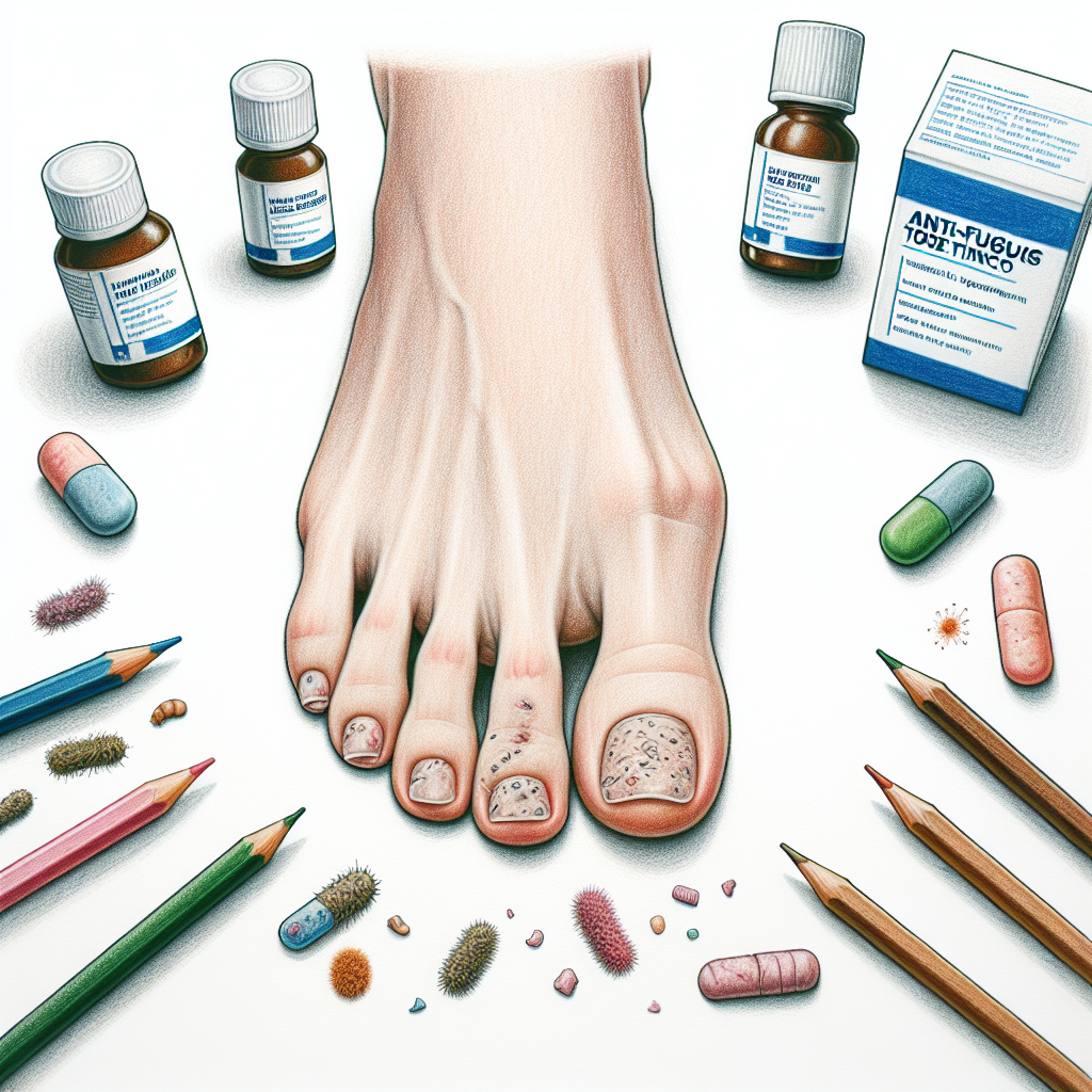 Pastelková ilustrace znázorňující téma: Zdraví nohou