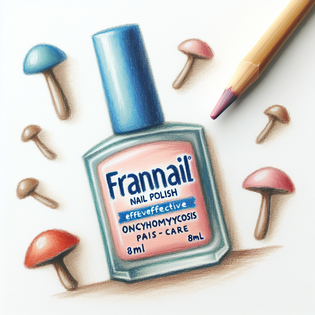 Pastelková ilustrace znázorňující téma: Péče o nehty