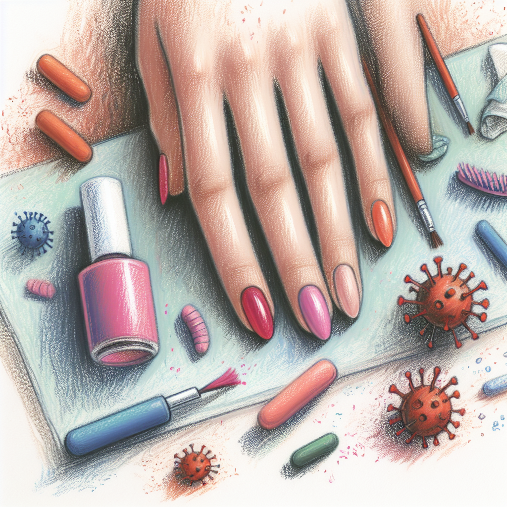 Pastelková ilustrace znázorňující téma: Zdraví