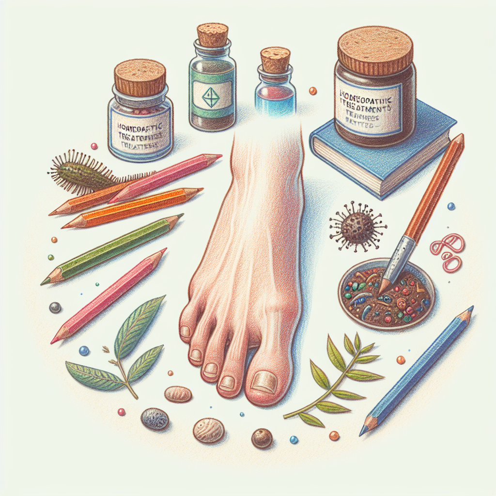 Pastelková ilustrace znázorňující téma: Homeopatie