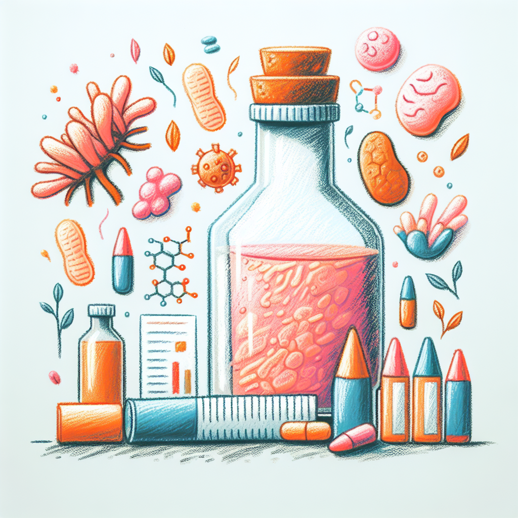 Pastelková ilustrace znázorňující téma: Homeopatická léčba