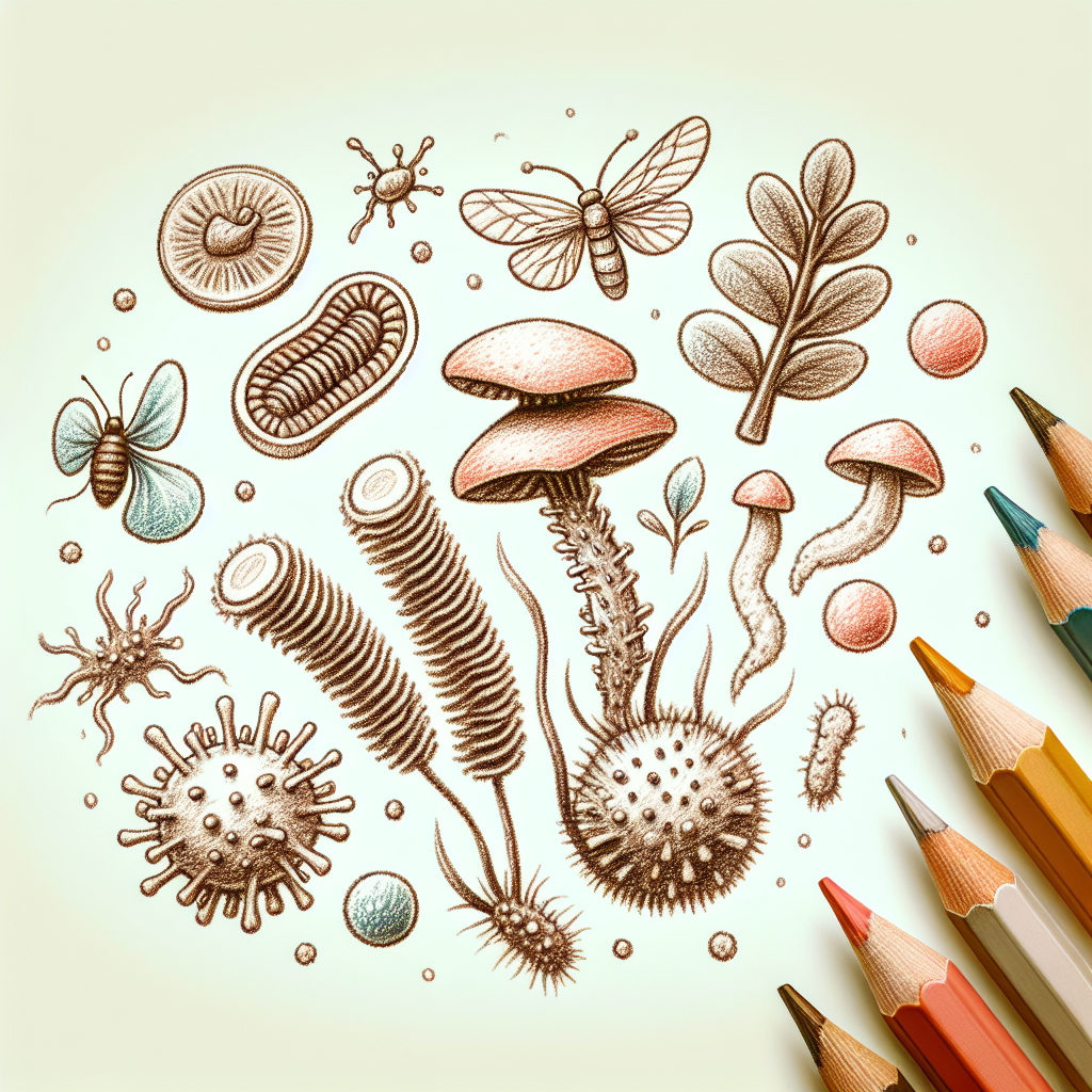 Pastelková ilustrace znázorňující téma: Zdraví a léčba