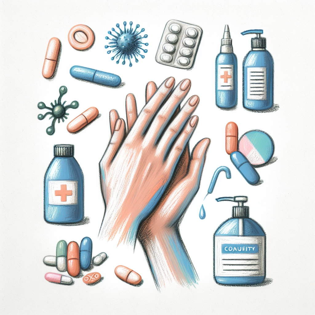 Pastelková ilustrace znázorňující téma: Zdraví a péče