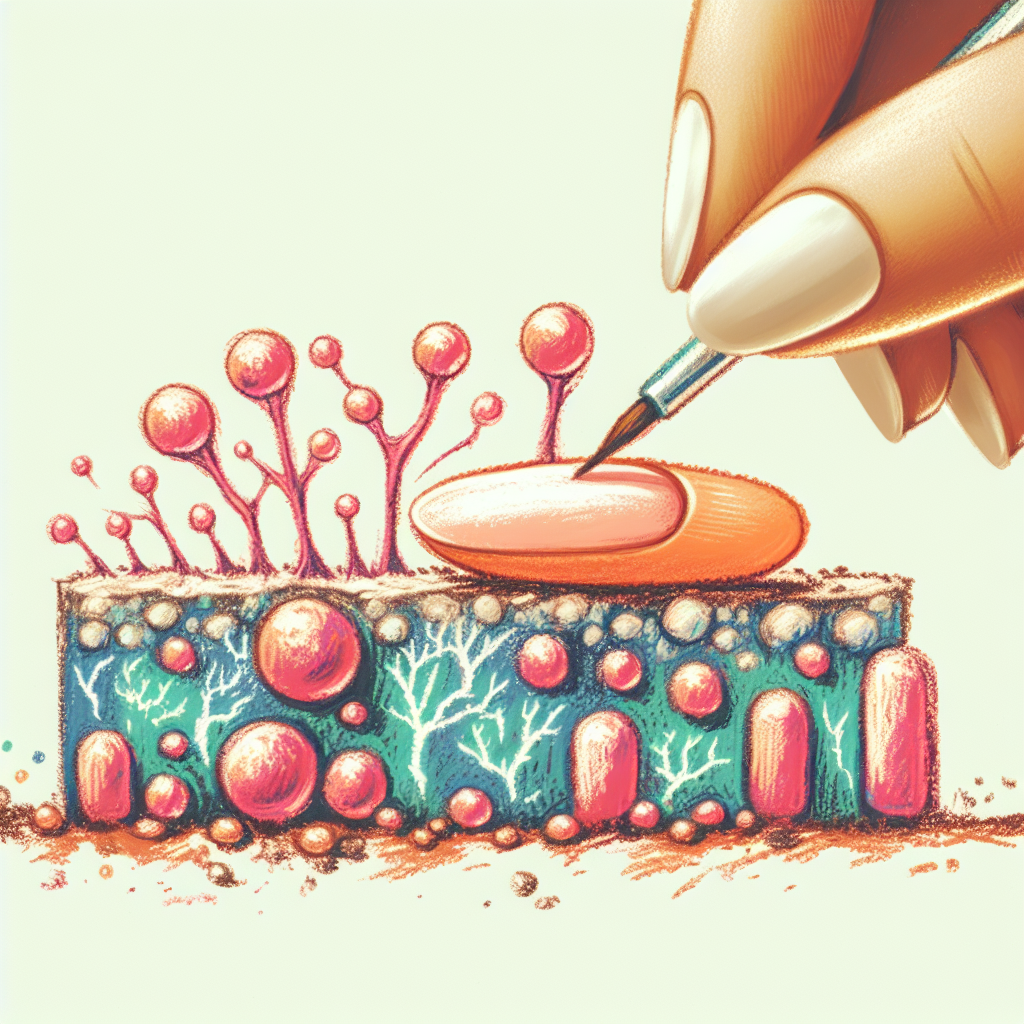 Pastelková ilustrace znázorňující téma: Zdraví