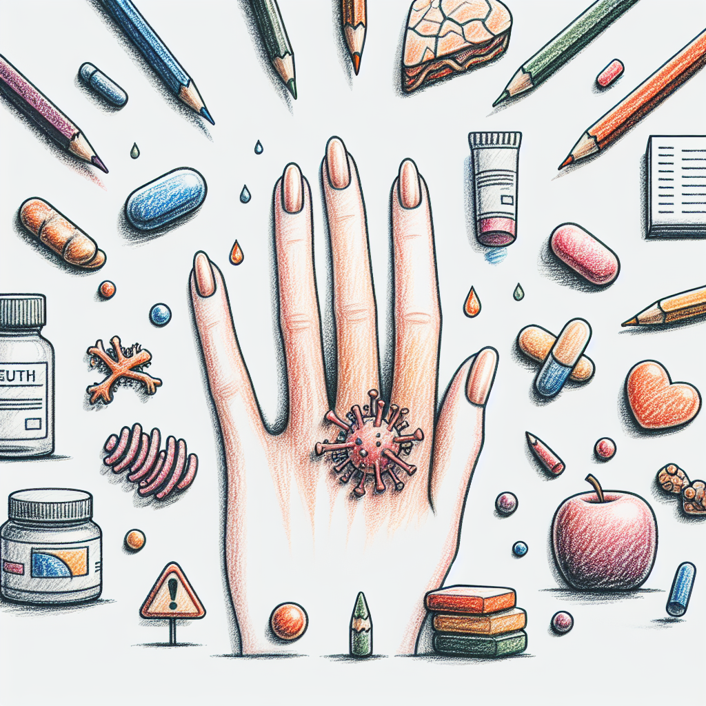 Pastelková ilustrace znázorňující téma: Zdraví