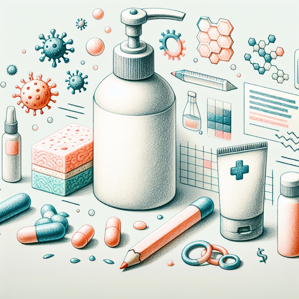 Pastelková ilustrace znázorňující téma: Zdraví