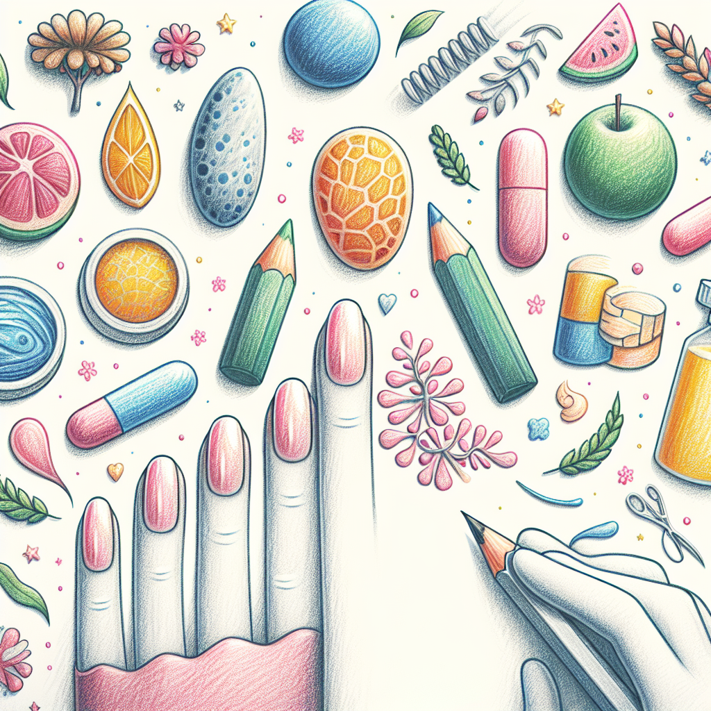 Pastelková ilustrace znázorňující téma: Zdraví