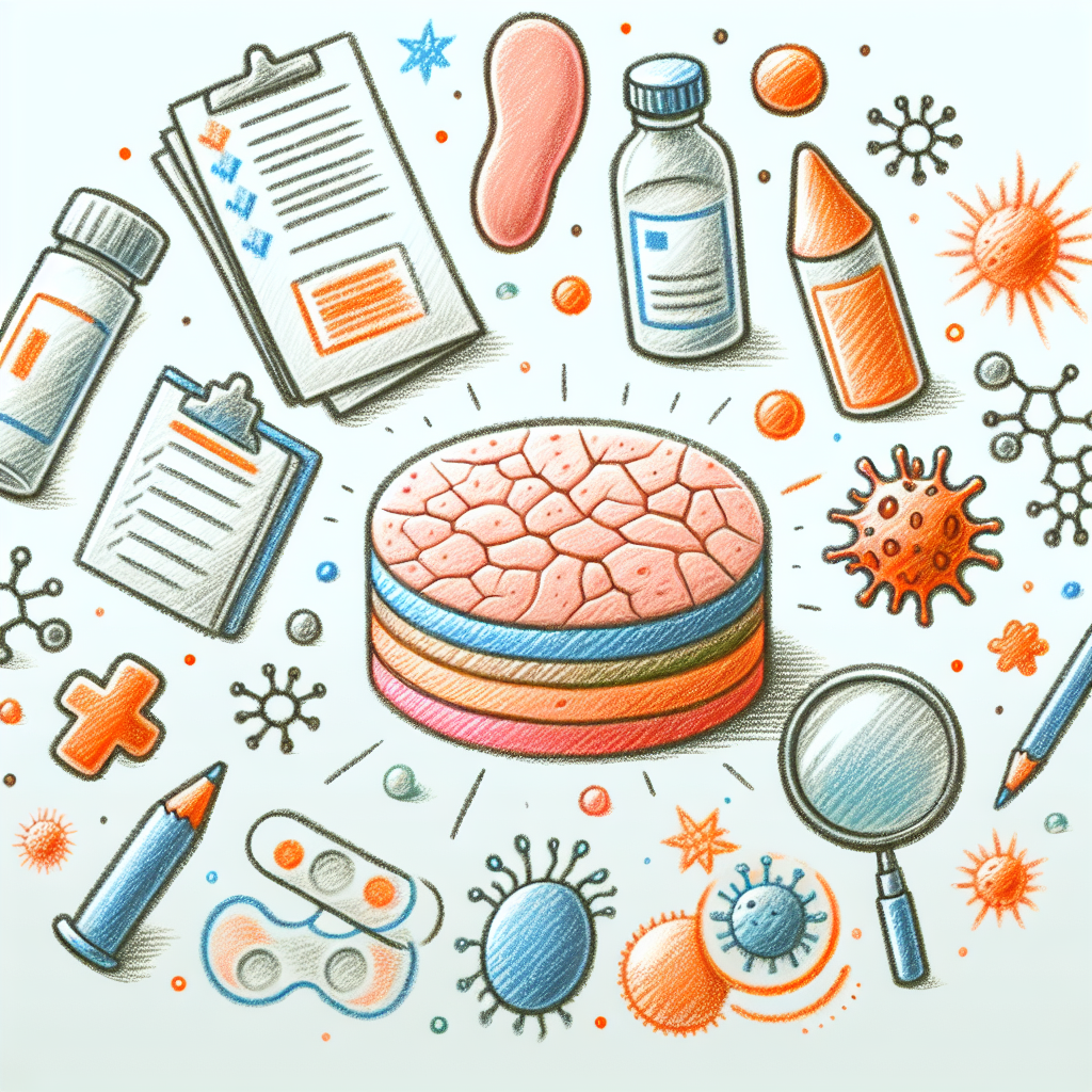 Pastelková ilustrace znázorňující téma: Zdraví