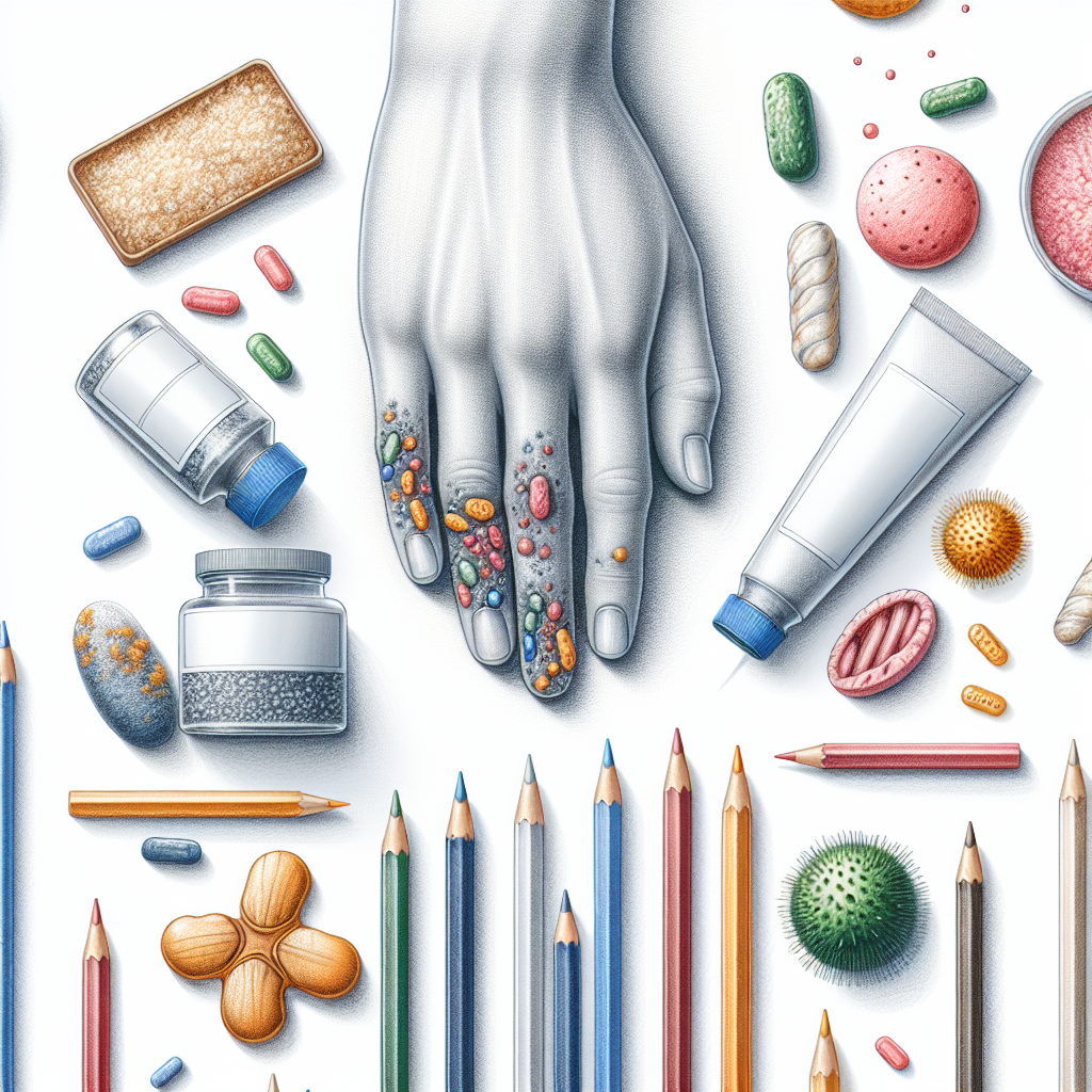 Pastelková ilustrace znázorňující téma: Zdraví