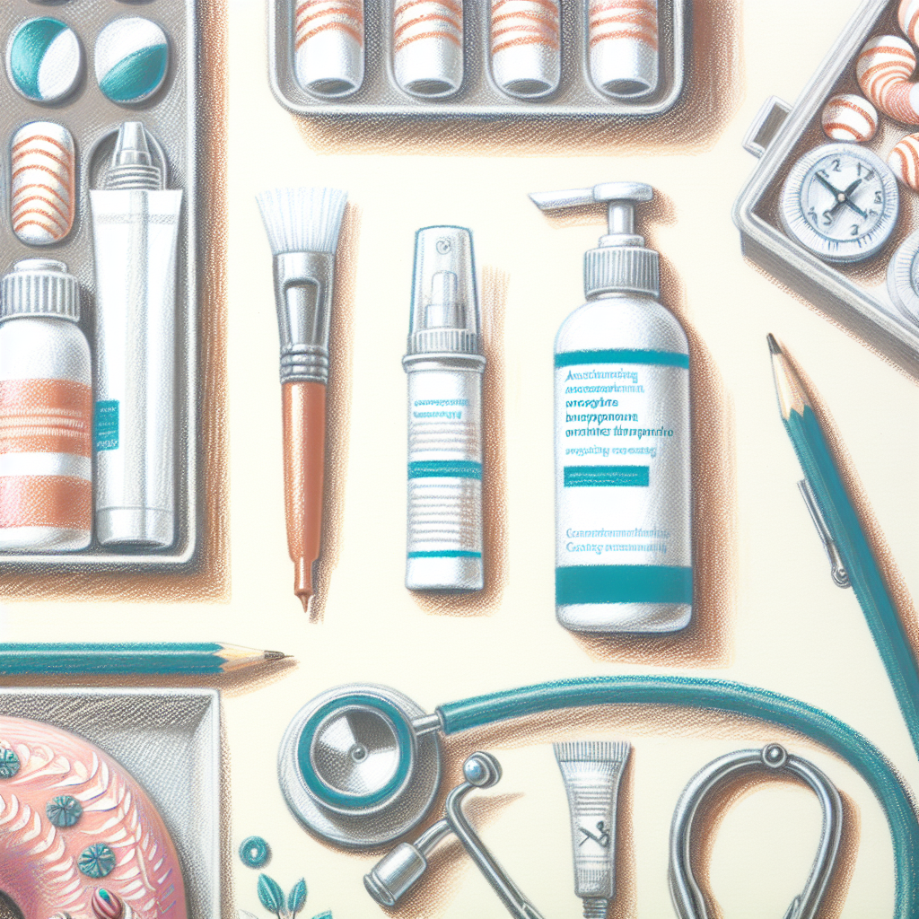 Pastelková ilustrace znázorňující téma: Zdraví