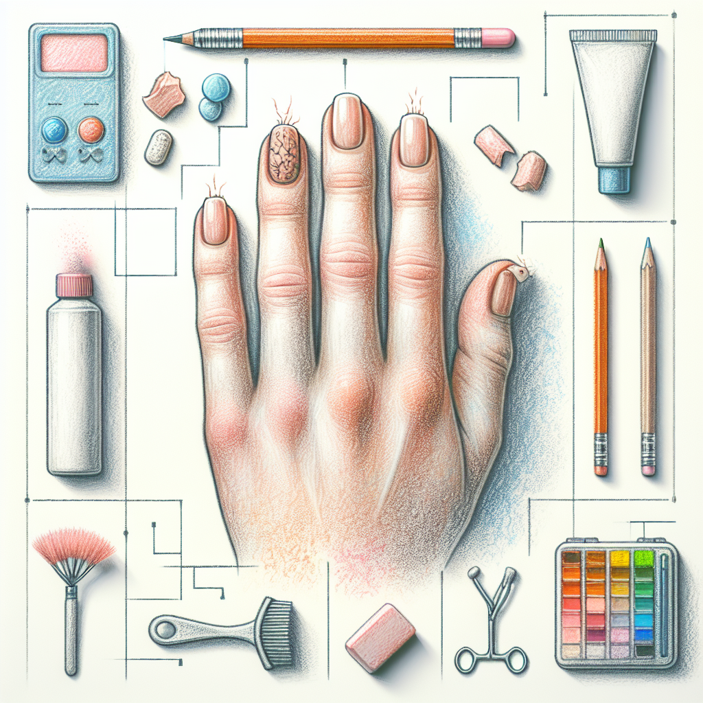 Pastelková ilustrace znázorňující téma: Plísňová onemocnění