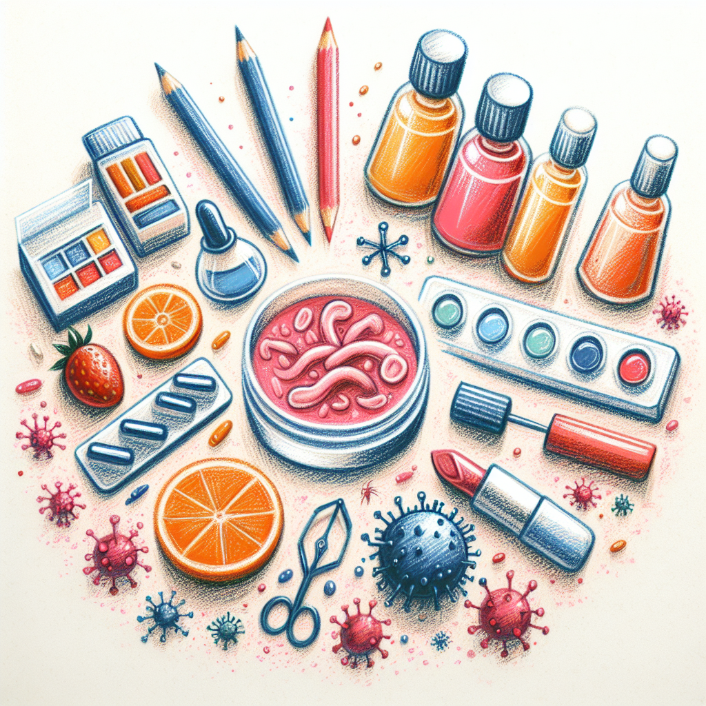 Pastelková ilustrace znázorňující téma: Zdraví