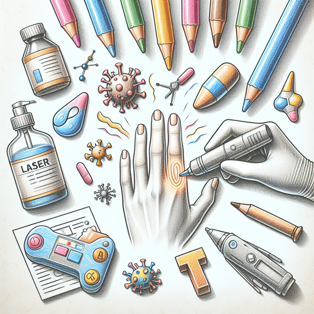 Pastelková ilustrace znázorňující téma: Léčba plísně