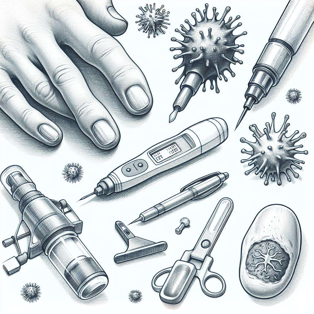 Pastelková ilustrace znázorňující téma: Zdraví nehtů