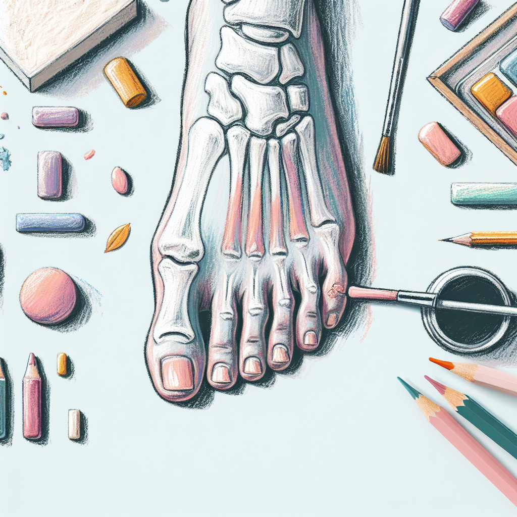 Pastelková ilustrace znázorňující téma: Zdraví