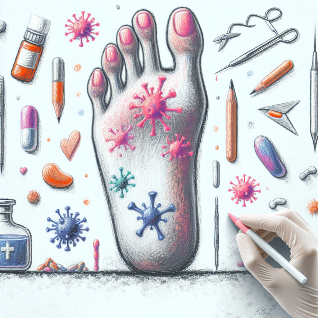 Pastelková ilustrace znázorňující téma: Zdraví
