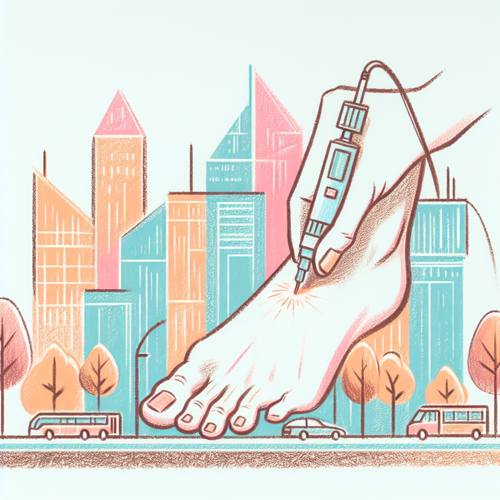 Pastelková ilustrace znázorňující téma: Léčba plísní