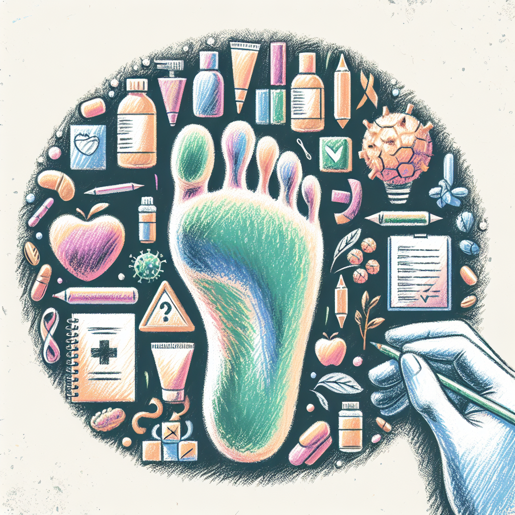 Pastelková ilustrace znázorňující téma: Zdraví