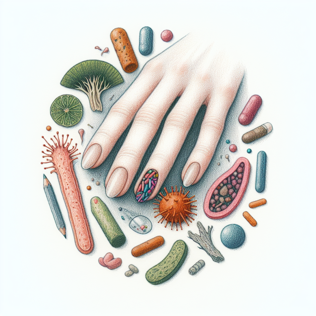 Pastelková ilustrace znázorňující téma: Zdraví a wellness