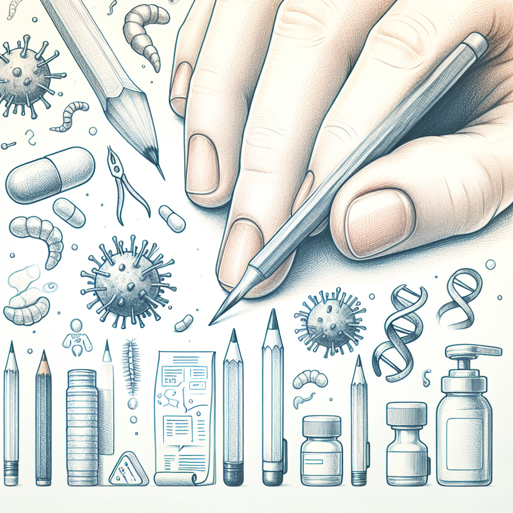 Pastelková ilustrace znázorňující téma: Zdraví