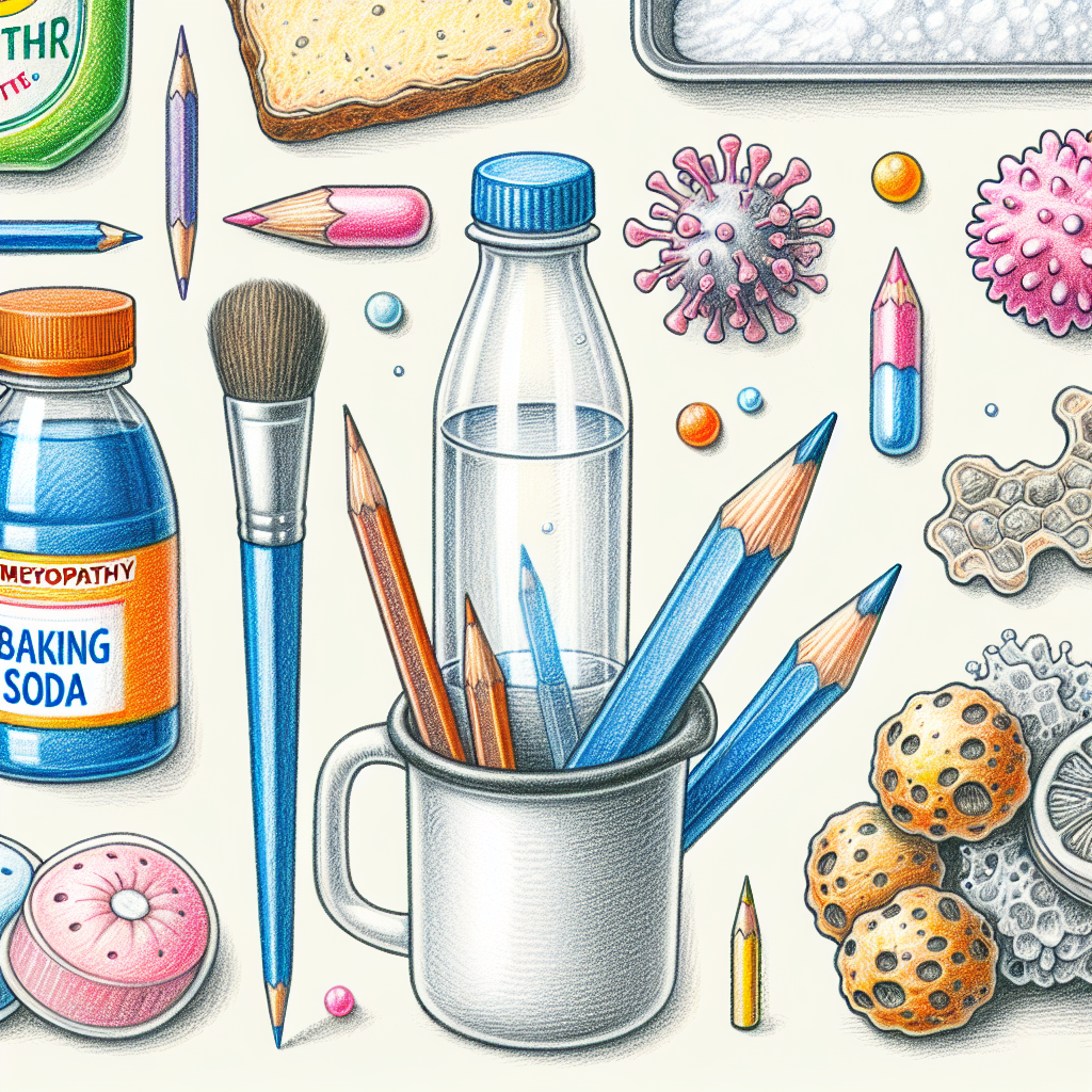 Pastelková ilustrace znázorňující téma: Zdraví
