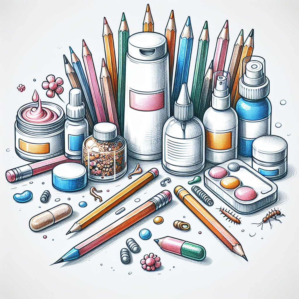 Pastelková ilustrace znázorňující téma: Zdraví