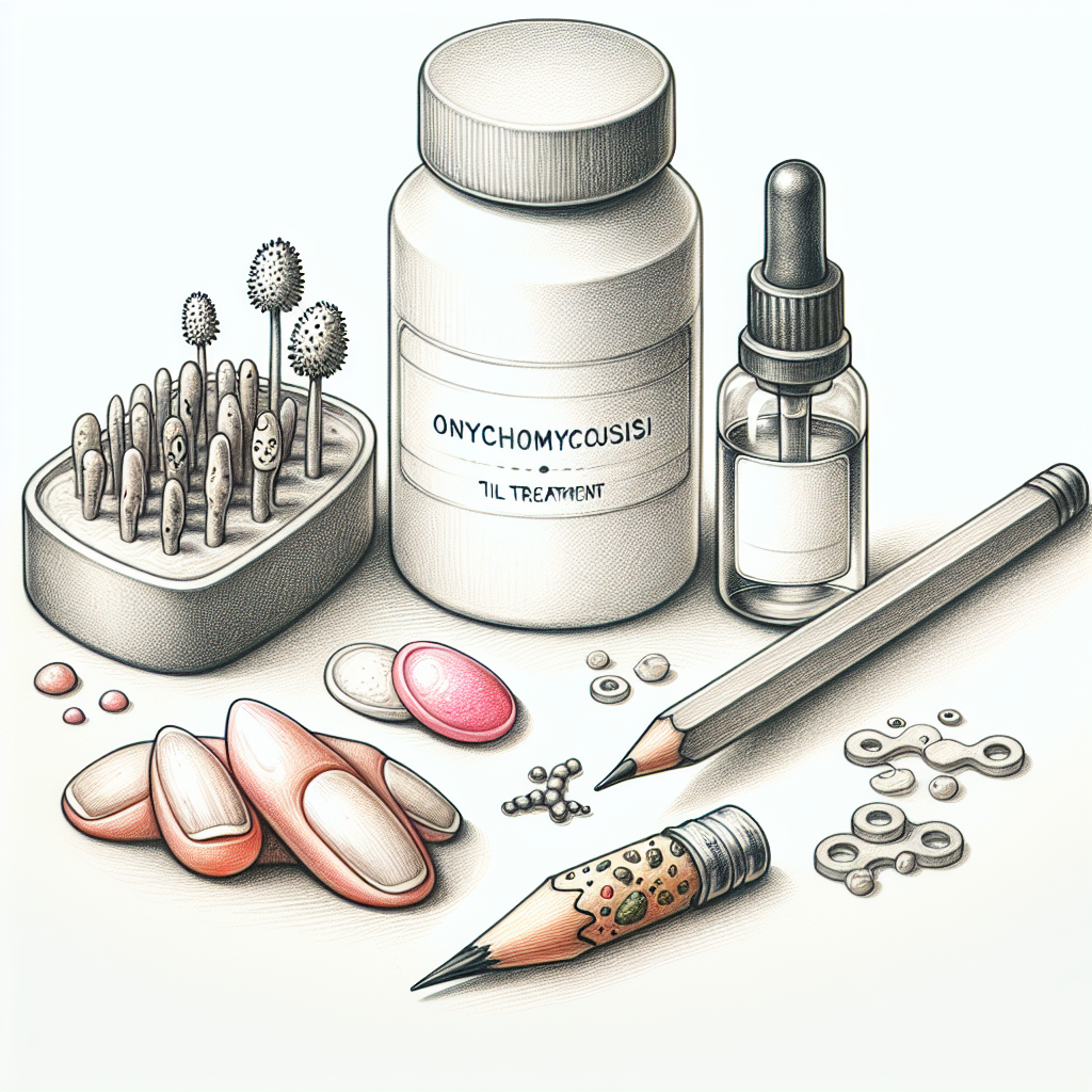 Pastelková ilustrace znázorňující téma: Zdraví nehtů