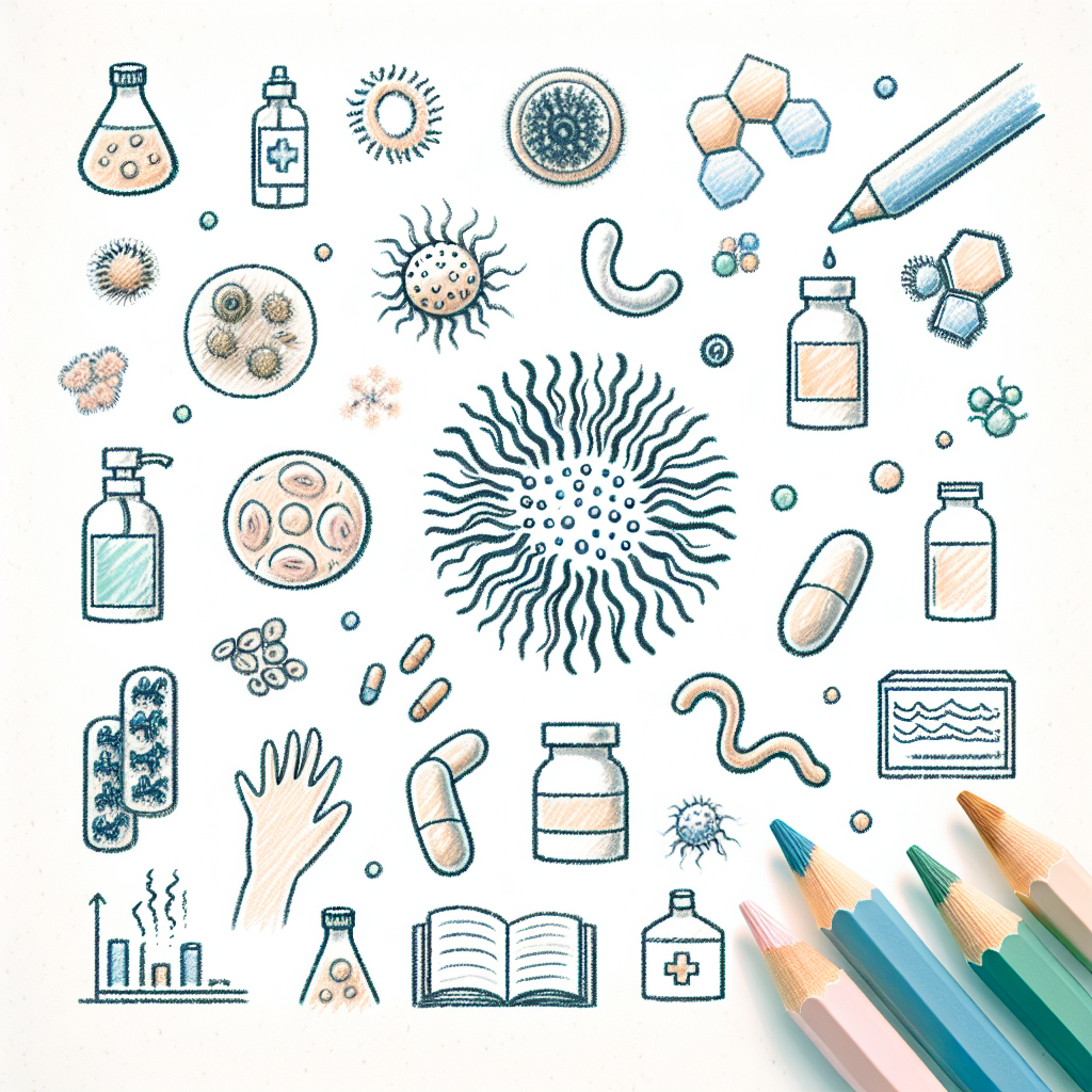 Pastelková ilustrace znázorňující téma: Zdraví